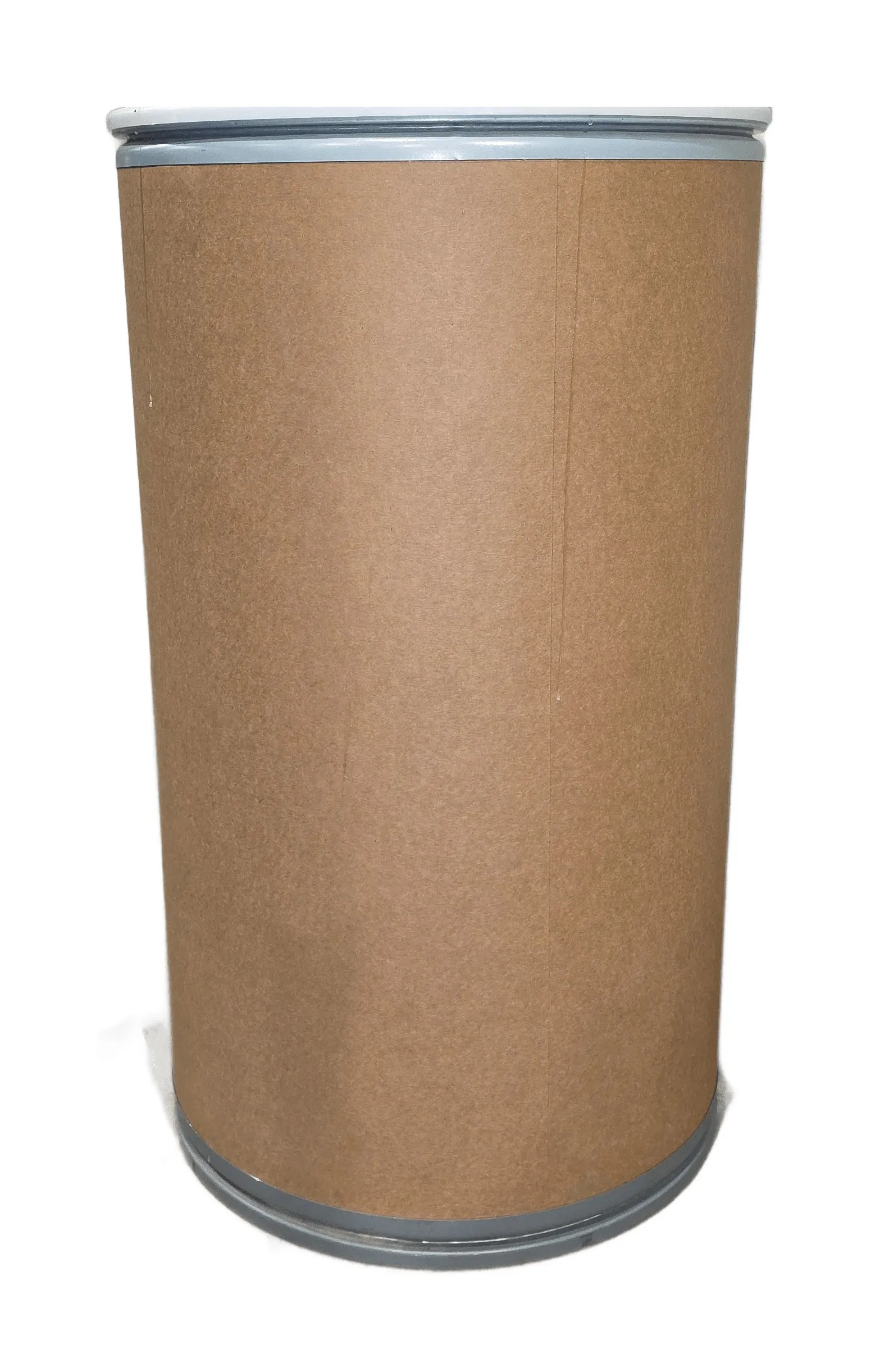 Greif fiber drum with locking-band lid