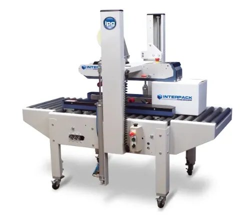 Automatic case sealer with taping head