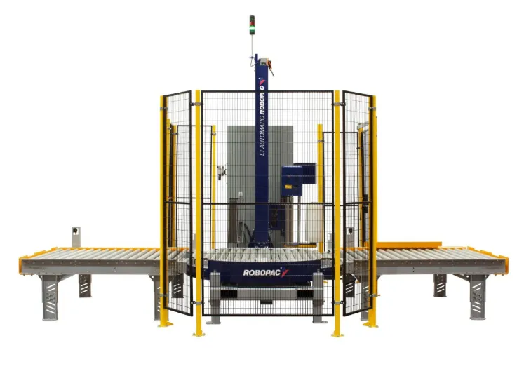 Automatic rotary-ring stretch wrapper