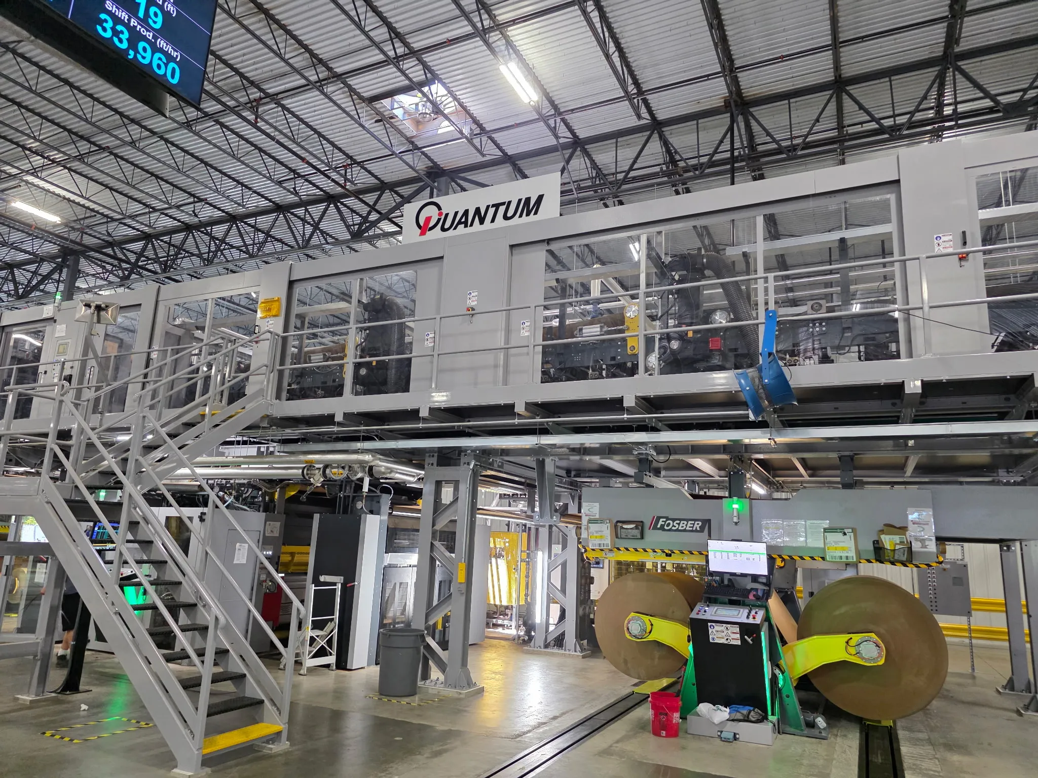 Quantum dry-end of our corrugator line