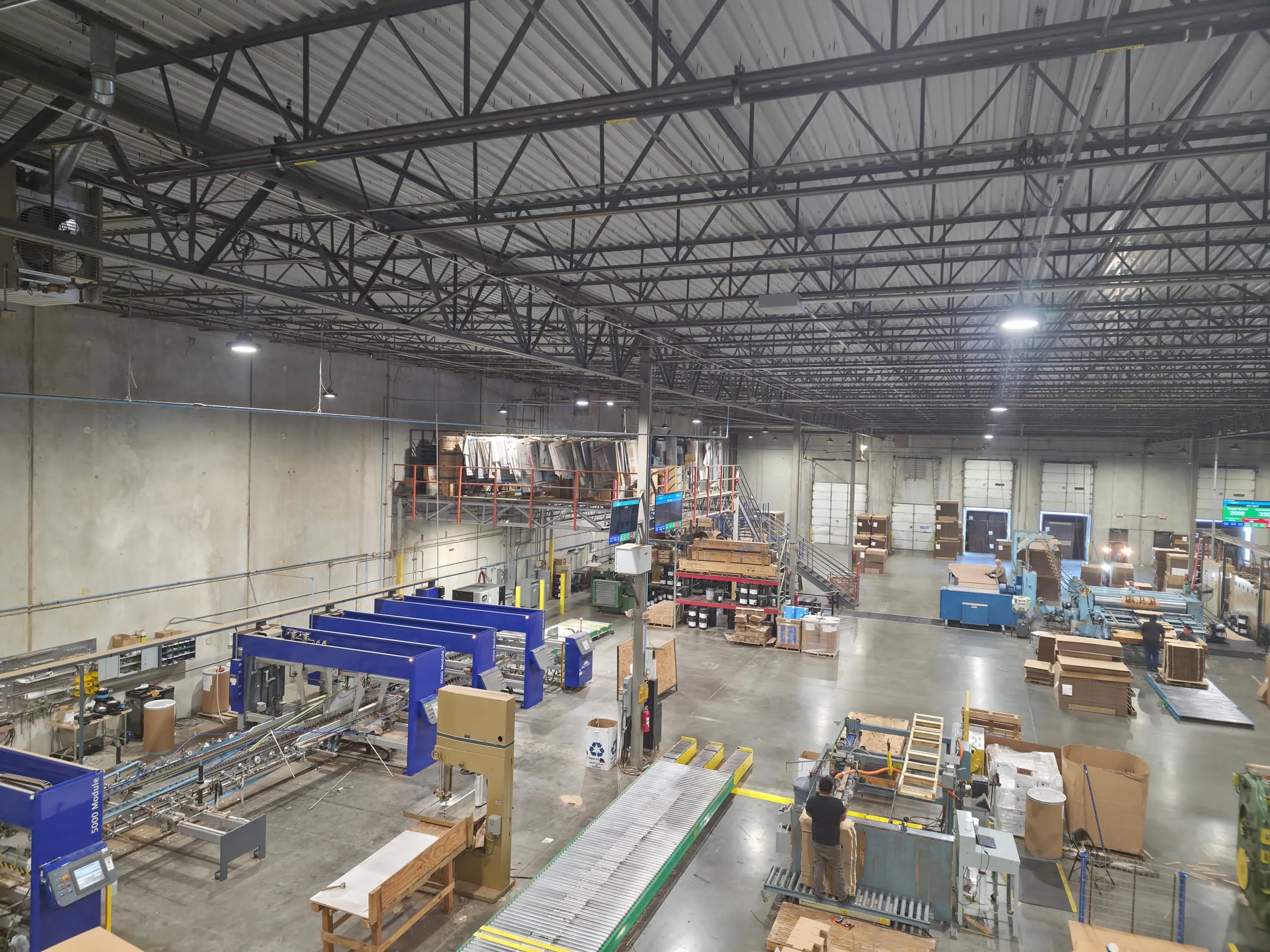 Production and converting floor at Armor